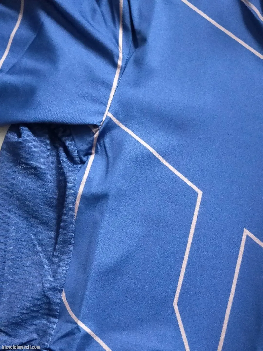 Giant Pro - Gold/Blue Short Sleeves Cycling Jersey Pro Cut