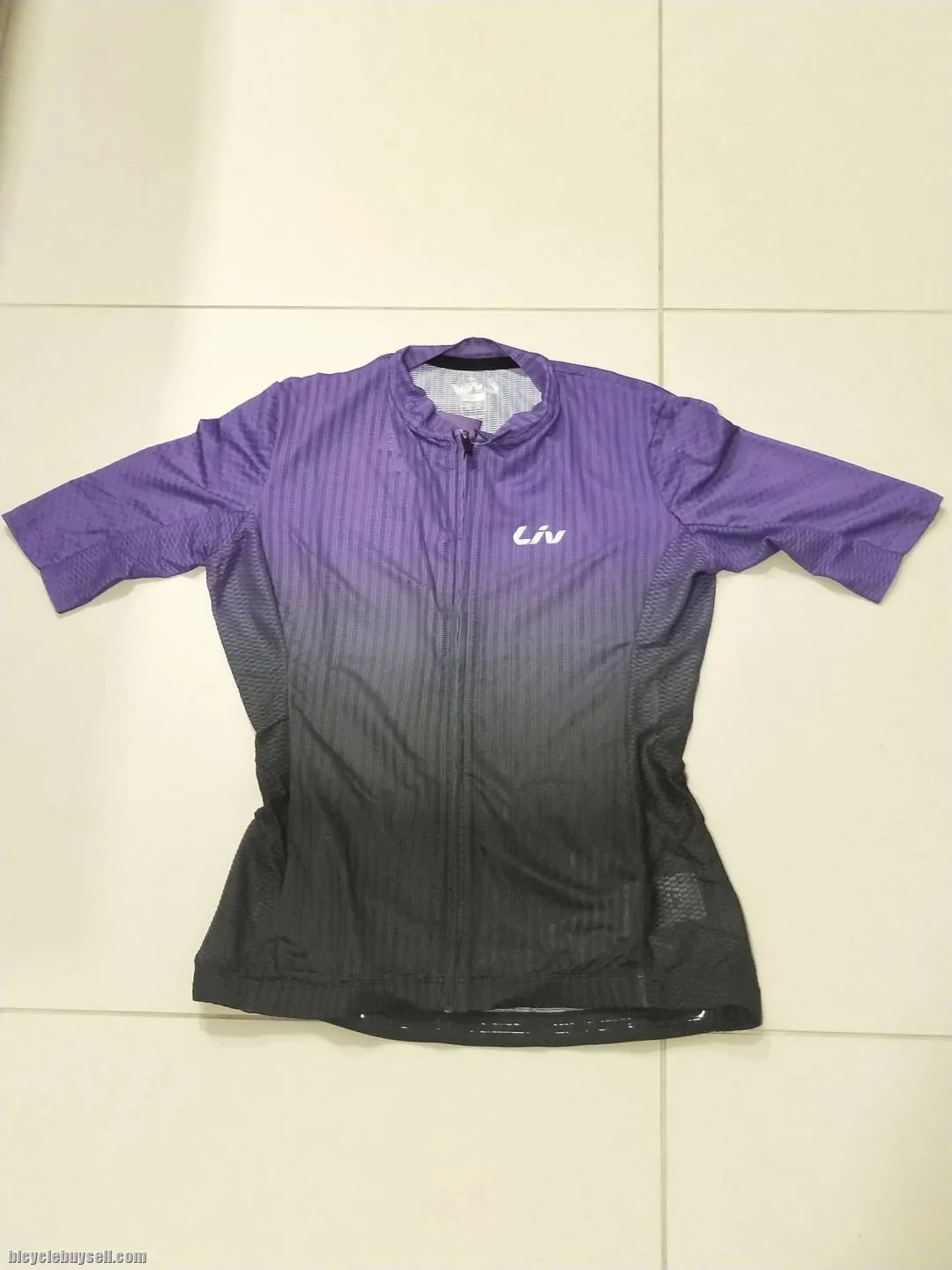 LIV by Giant Falcon Series Short Sleeves Race Cut Cycling Jersey Purple Premium Fabric