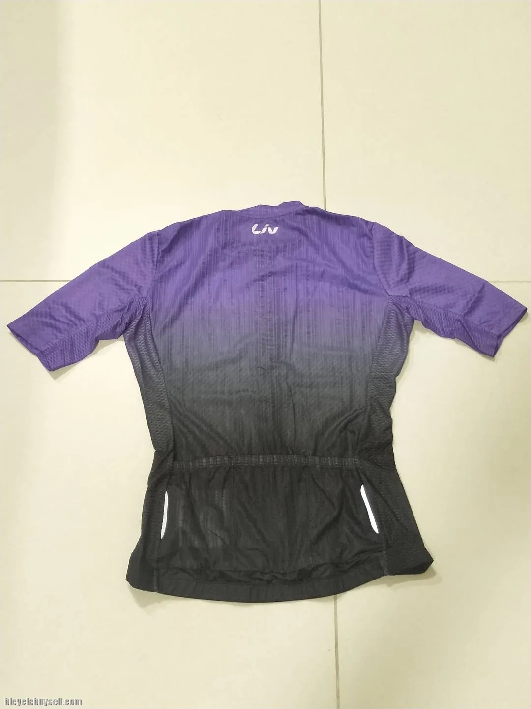 LIV by Giant Falcon Series Short Sleeves Race Cut Cycling Jersey Purple Premium Fabric