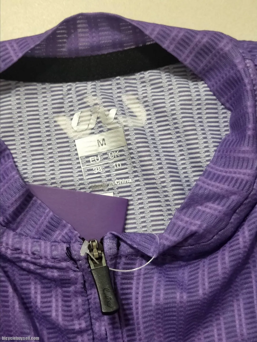 LIV by Giant Falcon Series Short Sleeves Race Cut Cycling Jersey Purple Premium Fabric