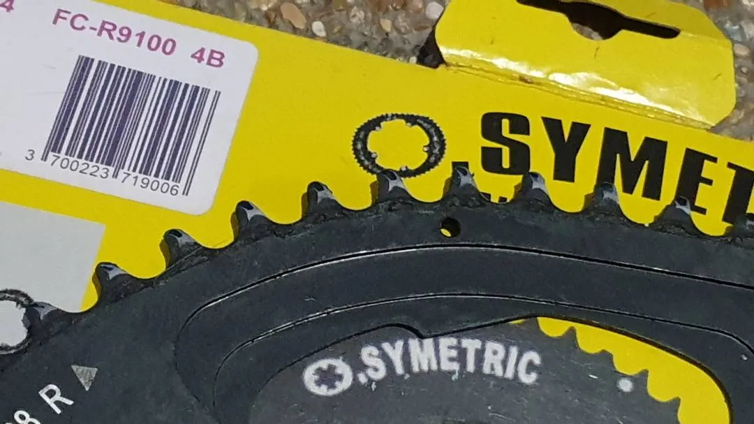 Osymetric Oval chainring 52-38 Used