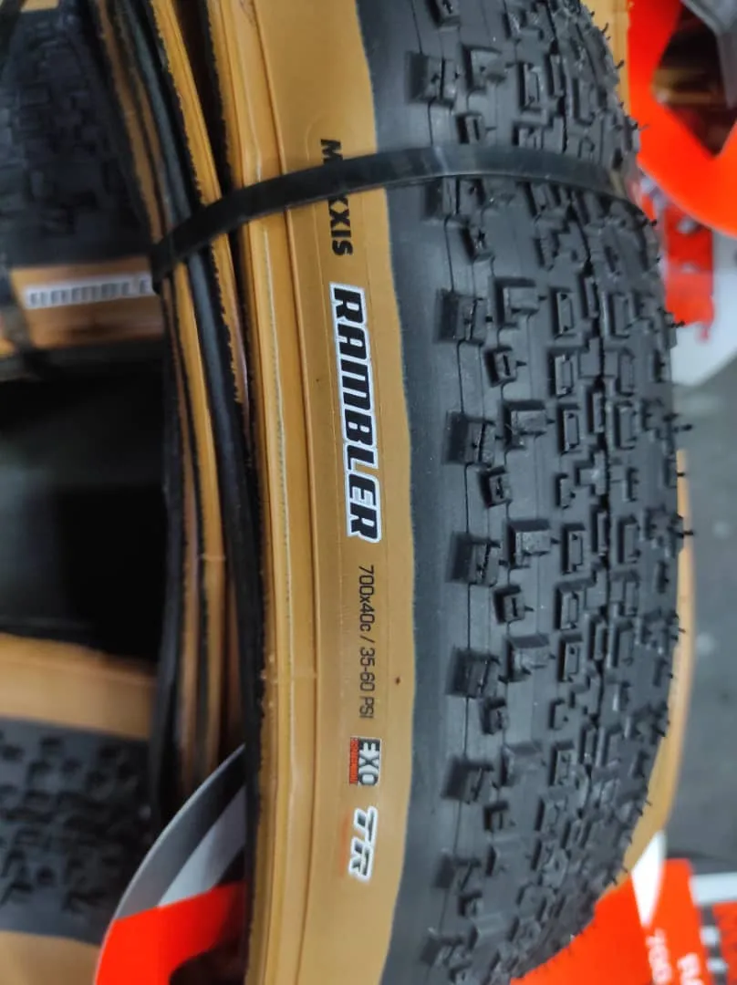 MAXXIS RAMBLER 700X40C TUBELESS READY EXO GRAVEL BIKE TIRES