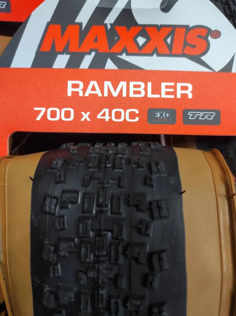 MAXXIS RAMBLER 700X40C TUBELESS READY EXO GRAVEL BIKE TIRES