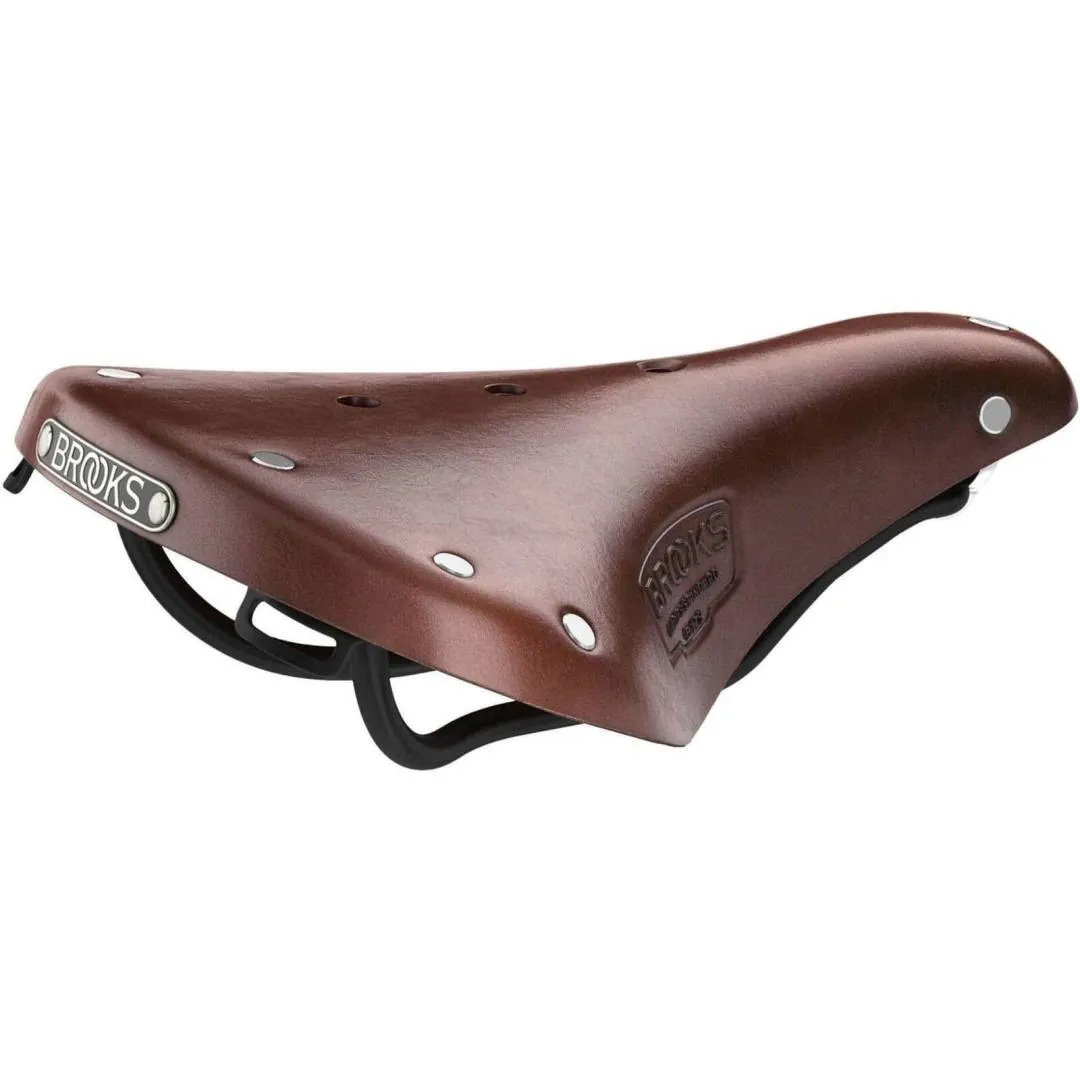 Brooks England B17 Women Short Bend Leather Saddle - Brown Original