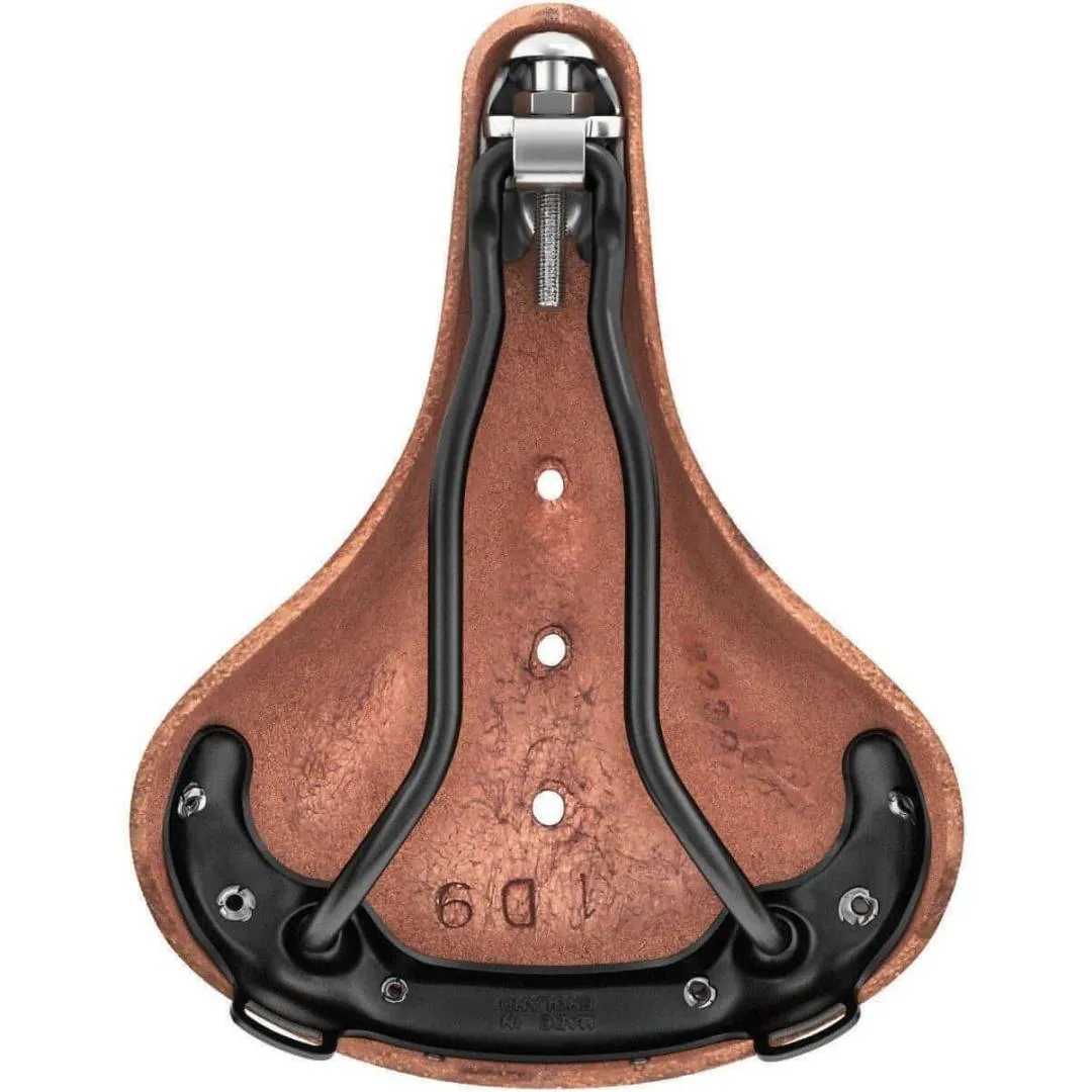 Brooks England B17 Women Short Bend Leather Saddle - Brown Original