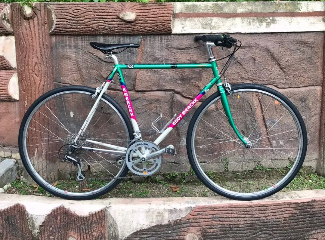 Eddy Merckx Corsa Team Stuttgart Road / Commuter Vintage Steel Bike 55cm