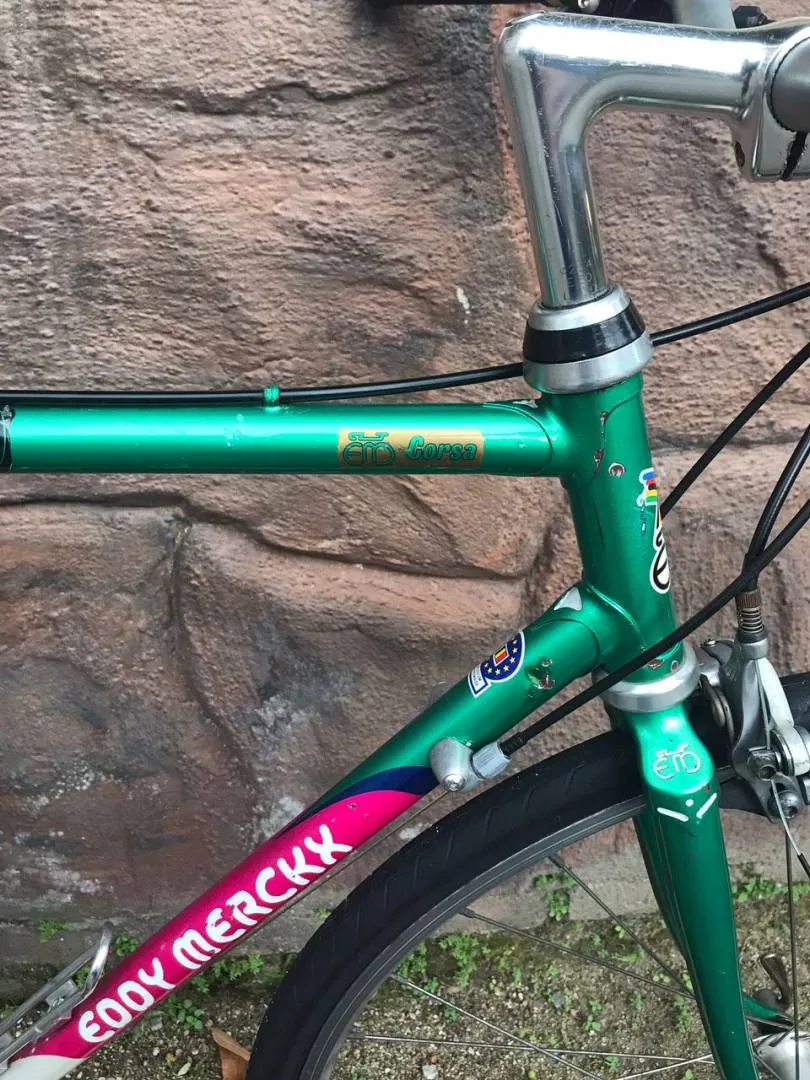 Eddy Merckx Corsa Team Stuttgart Road / Commuter Vintage Steel Bike 55cm