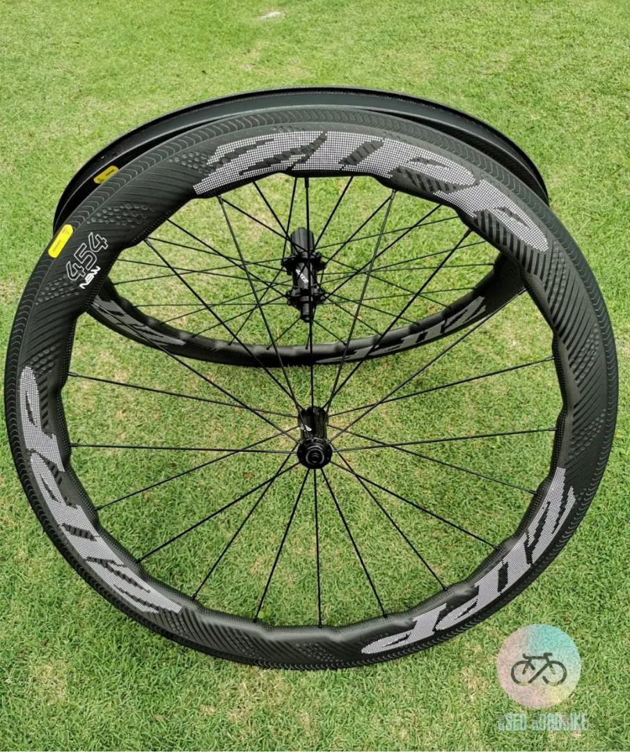 (NEW) Customized Zipp NSW 454 Carbon Wheelset FREE RACEWORK CASETTE GOLD 11-28