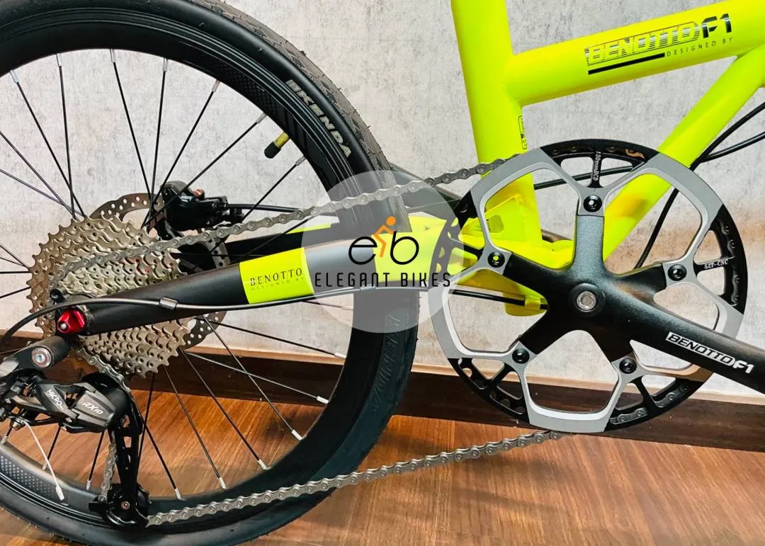 NEW BENOTTO FOLDING BIKE 10 SPEED HYDRAULIC BRAKE