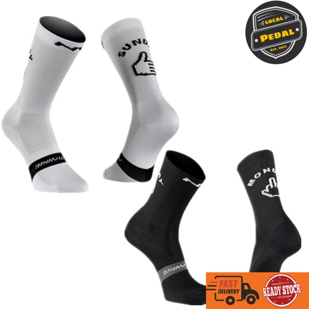 Monday Sunday Cycling Socks