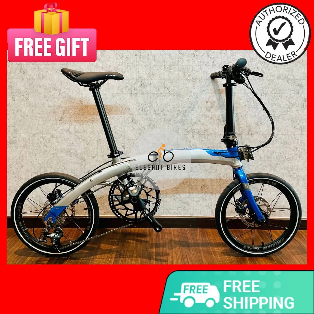 CAMP SNOKE 16 SHIMANO ALTUS 8SP CHROMOLY FRAME DISC BRAKE FOLDING BIKE BICYCLE
