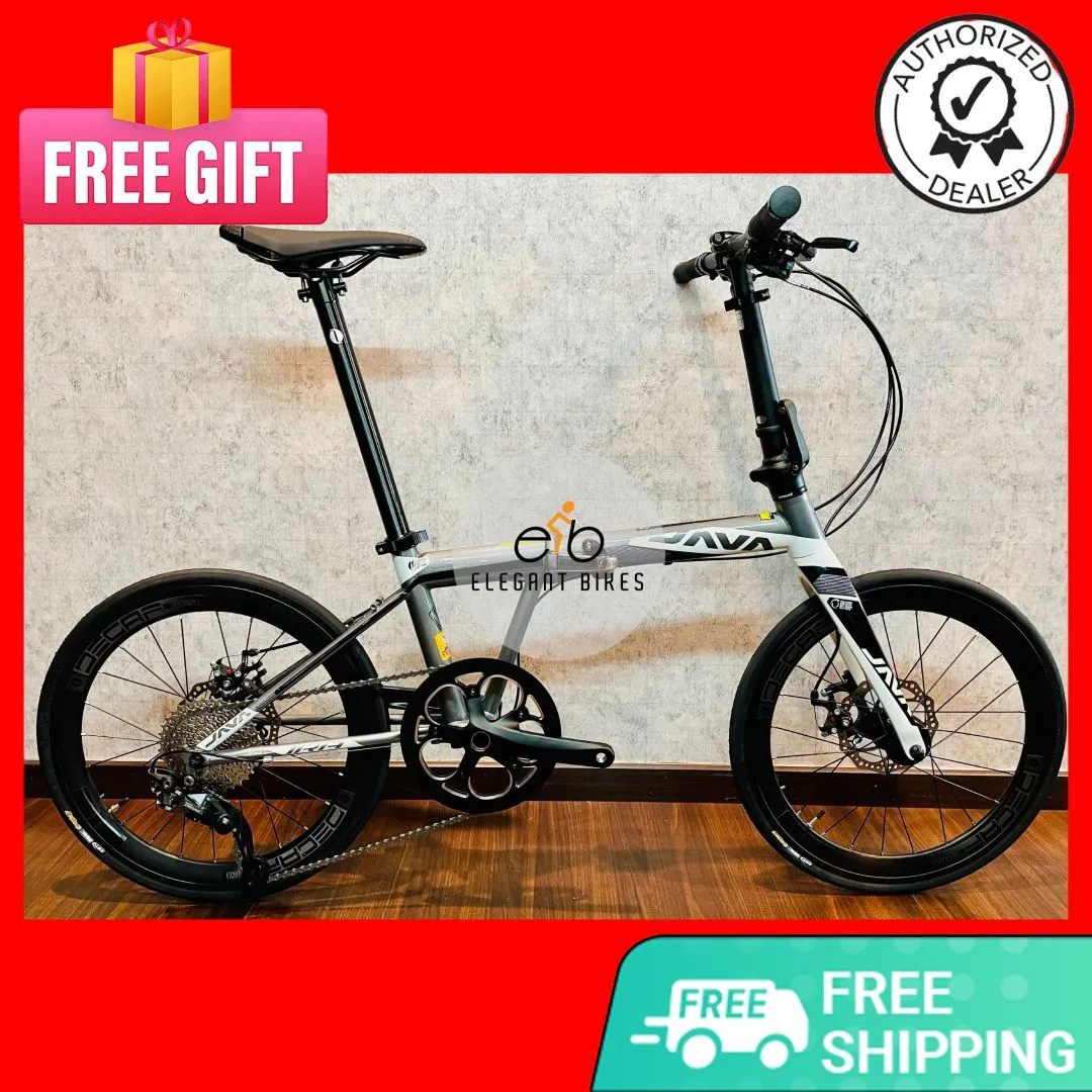JAVA IRA DISC SHIMANO DEORE 10SP CARBON FORK CHROMOLY FRAME