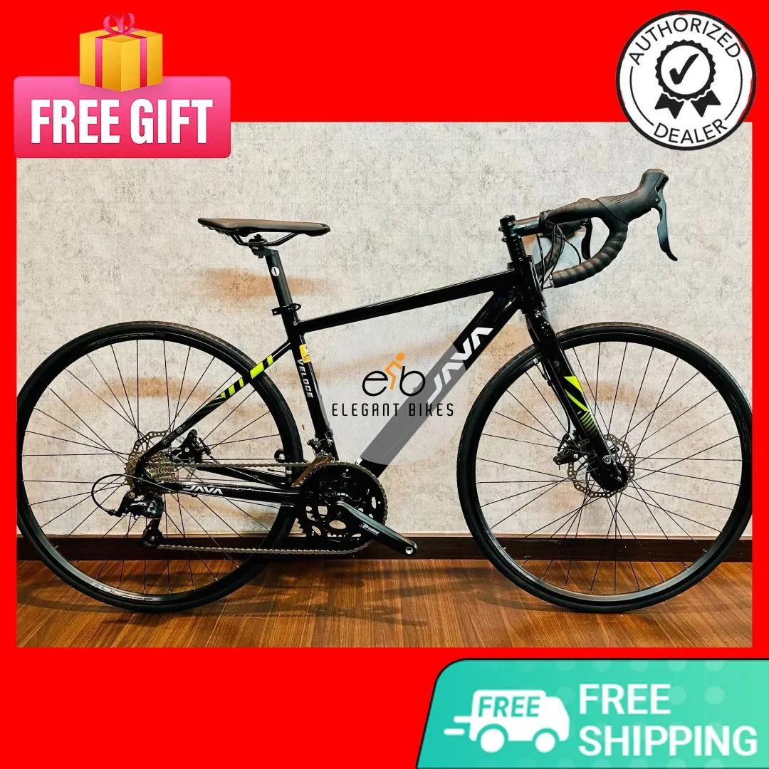 NEW JAVA VELOCE 2 DISC BRAKE SHIMANO 18 SPEED SORA ALLOY FRAME