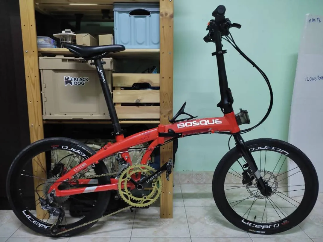 ECOSMO FOLDING BIKE - UPGRADED
