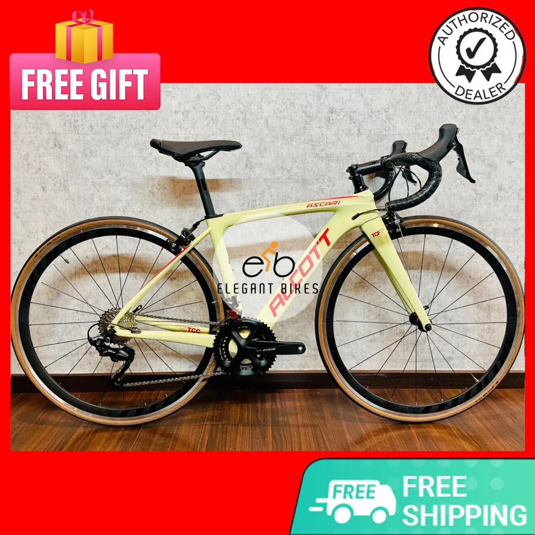 NEW ALCOTT ASCARI LITE CARBON 11SP SHIMANO R7000 FULL