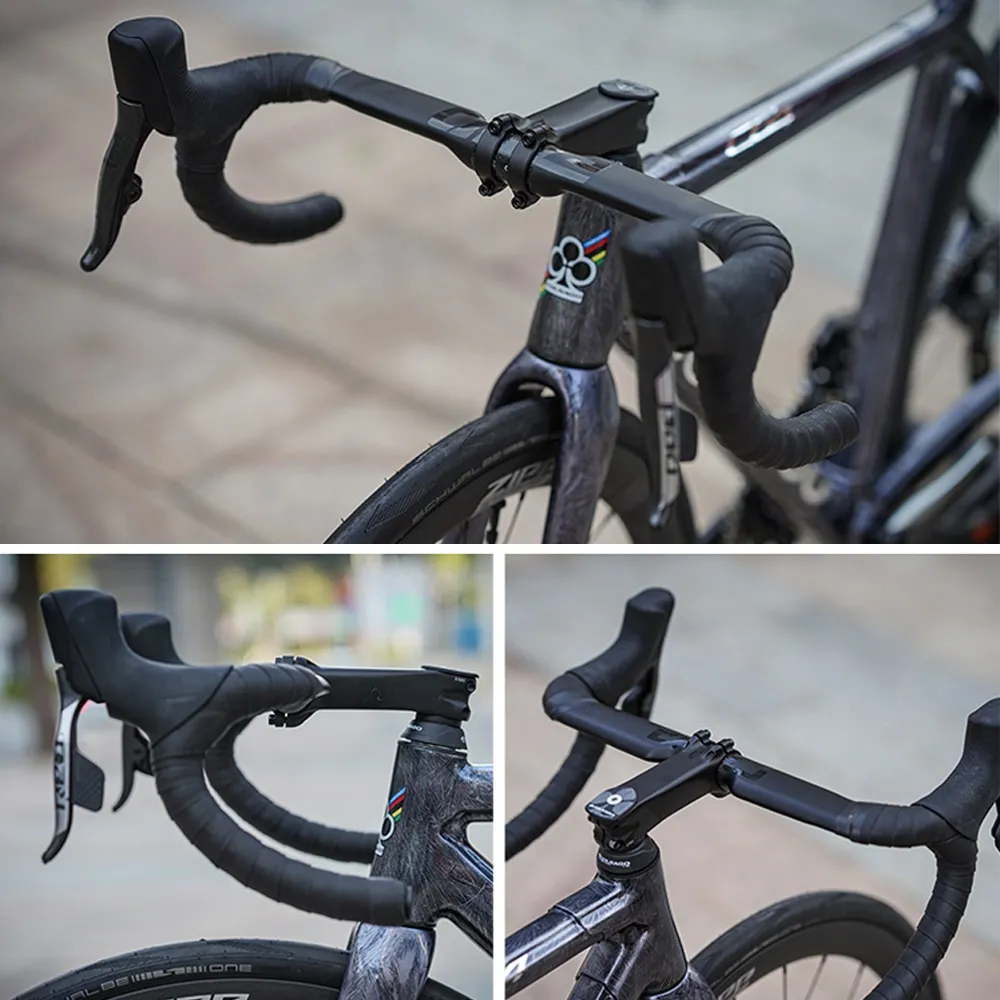 THE ONE AERO Carbon Handlebar Road Bike Short Reach