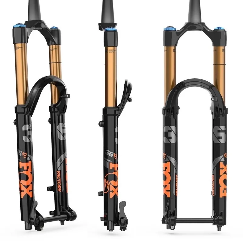 2022 FOX 36 Factory Suspension Fork BLACK/ORANGE - 29", 160 mm, 15QR x 110 mm, 44 mm Offset GRIP 2 K
