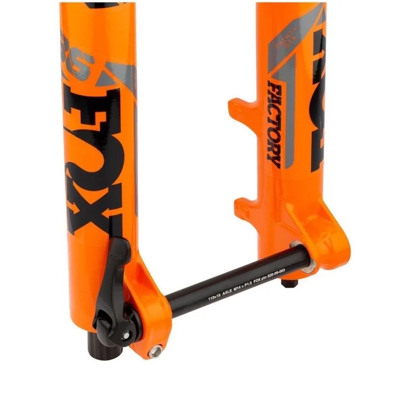 2022 FOX 36 Factory Suspension Fork BLACK/ORANGE - 29", 160 mm, 15QR x 110 mm, 44 mm Offset GRIP 2 K