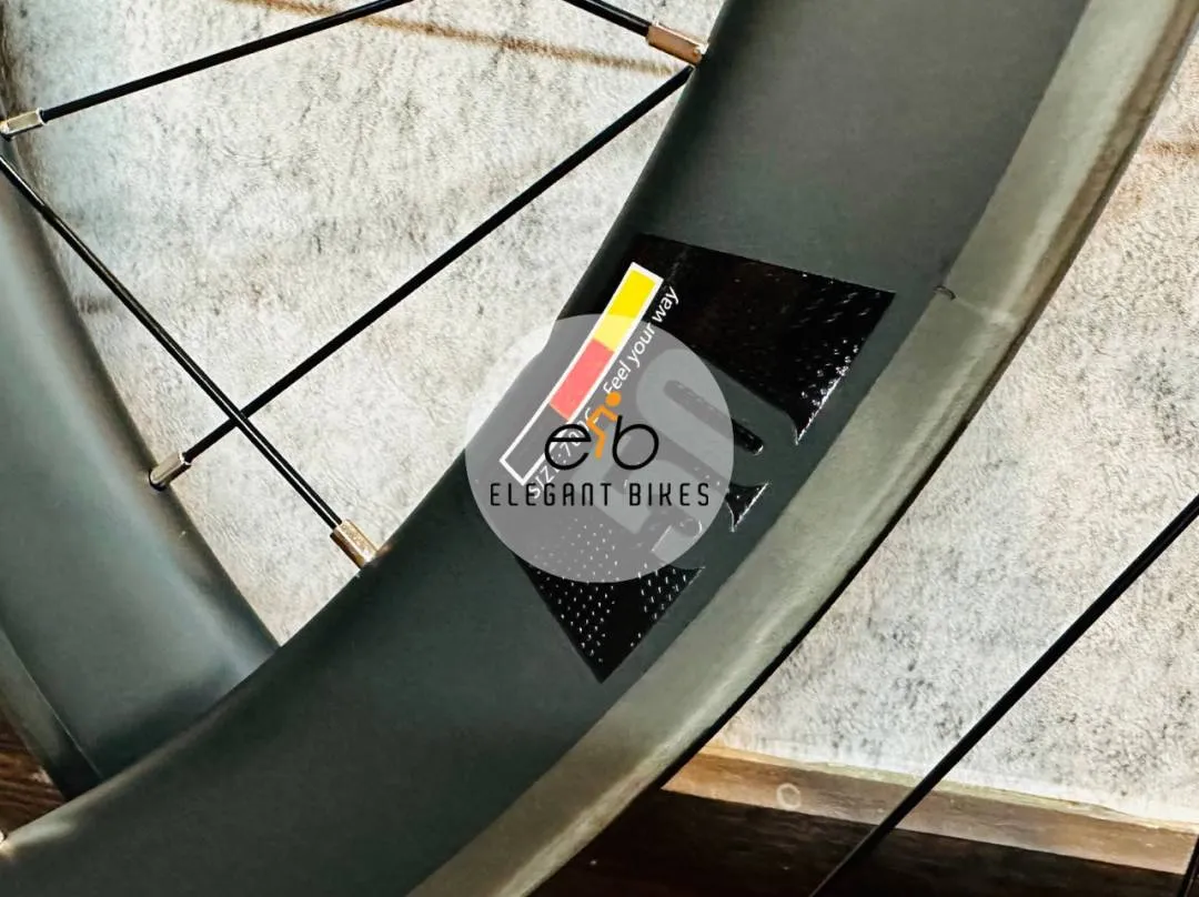 NEW 700C CARBON WHEELSET 50MM HIGH PROFILE RIM BRAKE ALCOTT JAVA TWITTER