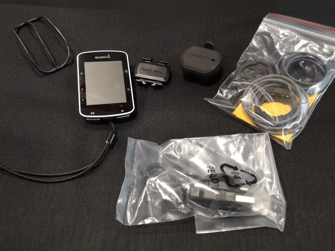 Garmin Edge 520 set with cadence