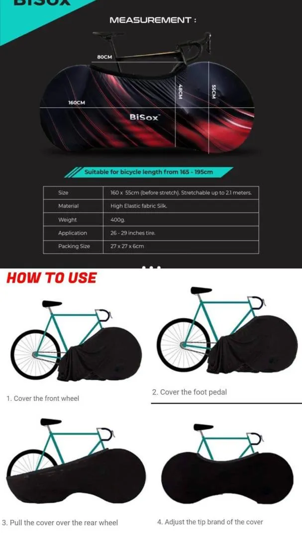 BISOX THE PREMIUM BIKE COVER Road and MTB