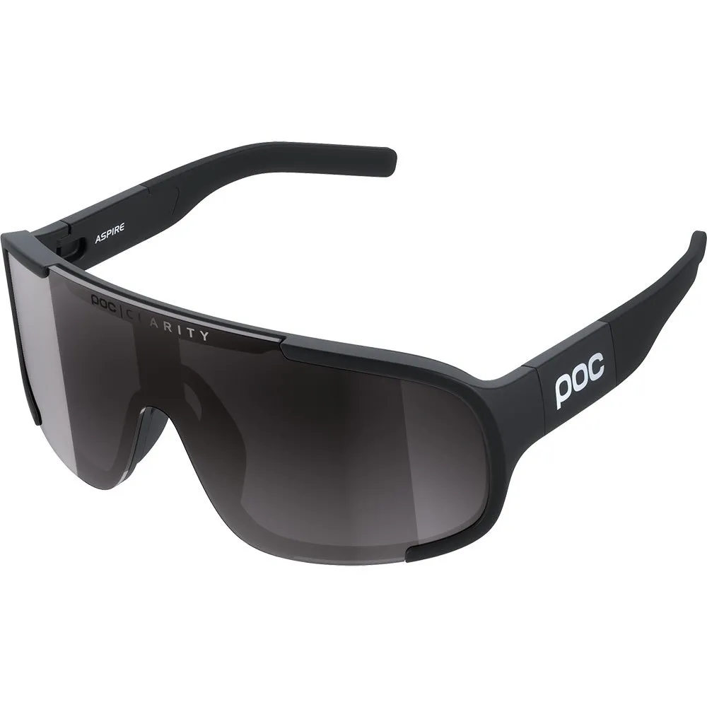 POC ASPIRE MIRROR SUNGLASSES URANIUM BLACK GREY/CAT2 AUTHENTIC
