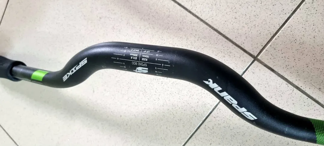 SPANK Spike 800 Vibrocore 31.8 15/30/50 Rise Handlebar (Hardly Ride)