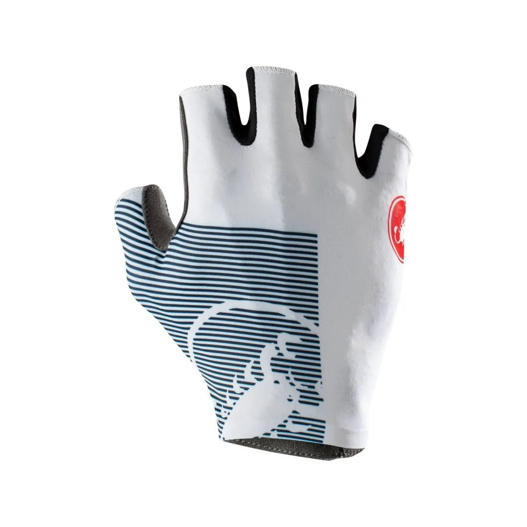 CASTELLI COMPETIZIONE 2 GLOVES - SS22 - IVORY/SAVILE BLUE AUTHENTIC