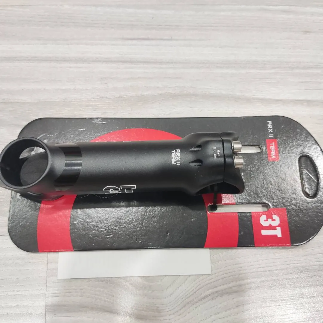 3T ARX II TEAM STEALTH 120mm 6 Degree Road MTB Stem