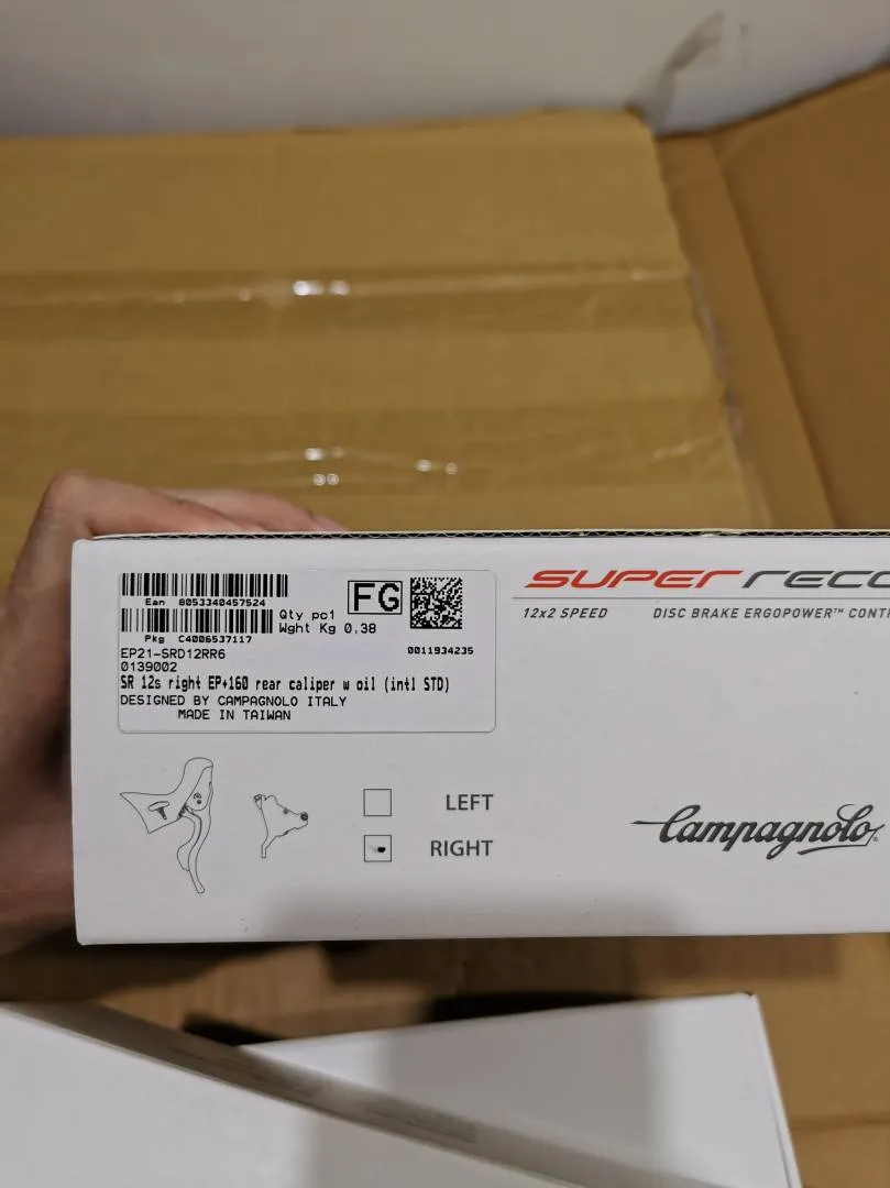 Campagnolo Super record 12 speed disc mechanical