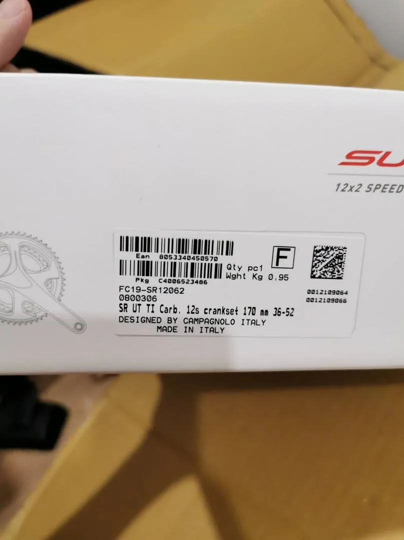 Campagnolo Super record 12 speed disc mechanical