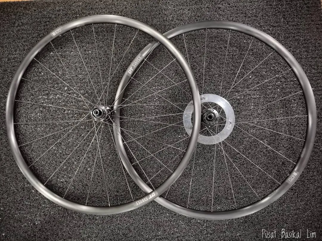 DT Swiss R470 Disc Road Bike Aluminum Wheelset