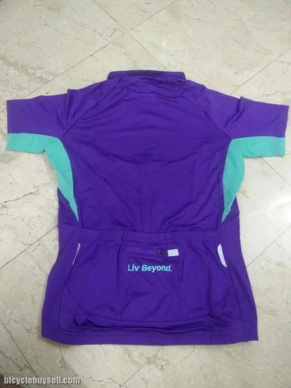 LIV by Giant Sola Series Cycling jersey for women / female with matching arm cooler PURPLE/ BLACK
