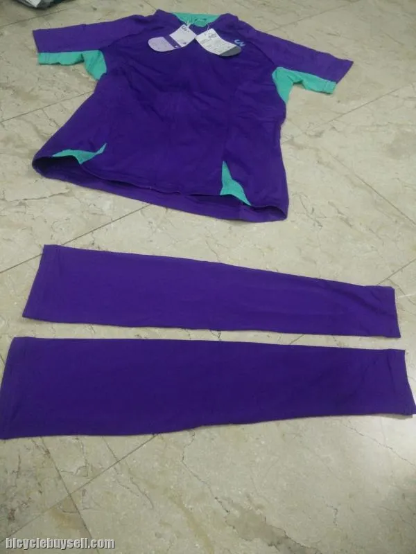LIV by Giant Sola Series Cycling jersey for women / female with matching arm cooler PURPLE/ BLACK
