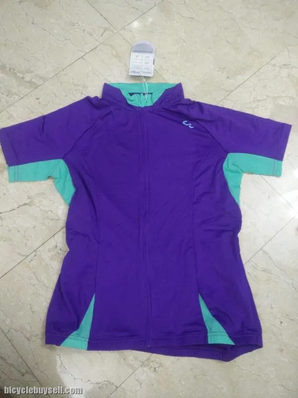 LIV by Giant Sola Series Cycling jersey for women / female with matching arm cooler PURPLE/ BLACK