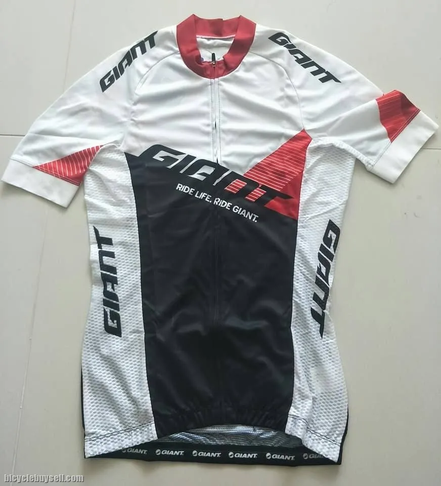 Giant Pro Series SS Cycling Jersey White/ Red