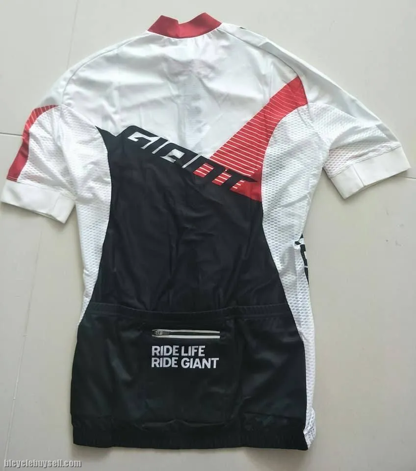 Giant Pro Series SS Cycling Jersey White/ Red