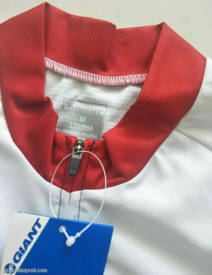 Giant Pro Series SS Cycling Jersey White/ Red