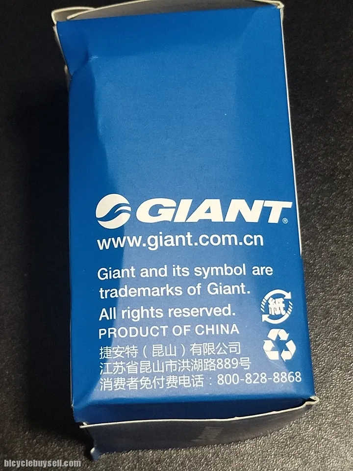 Giant Inner Tube 20 x 1.25-1.50 Presta Valve FV
