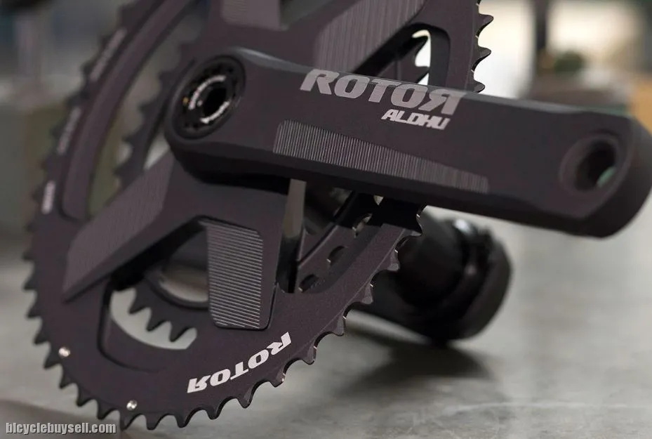ROTOR ALDHU CRANKSET CNC QRINGS DIRECT MOUNT OVAL MADE IN SPAIN ROAD BIKES SUPER LIGHTWEIGHT