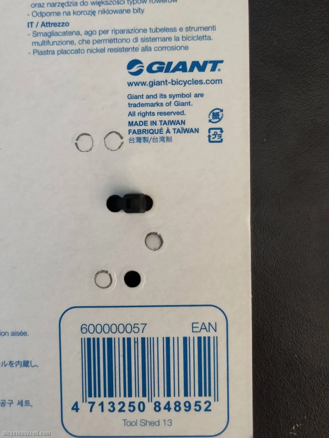 Giant Toolshed series Portable Tool Kit for Bolt Tightening and minor repairs