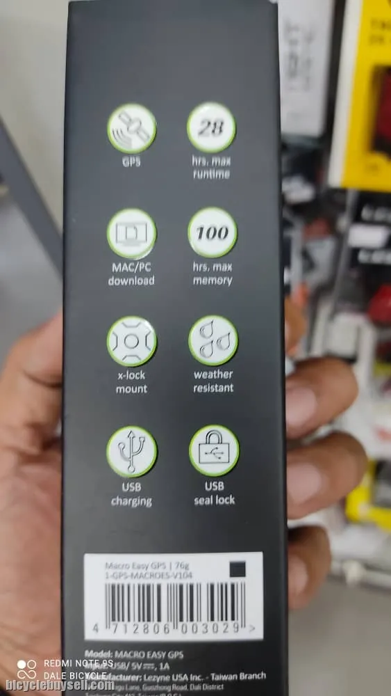 LEZYNE MACRO GPS CYCLE COMPUTER
