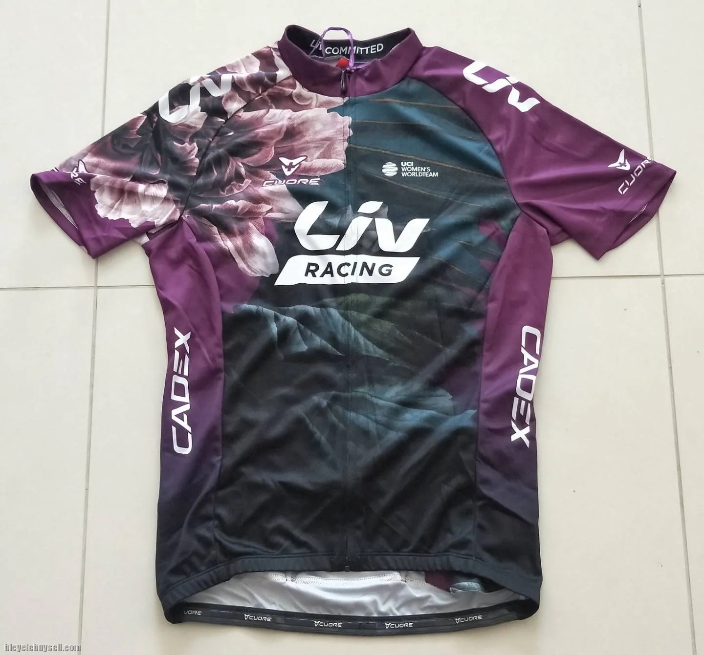 LIV Racing WorldTeam Cycling Jersey by Coure Short Sleeves Full Zipper