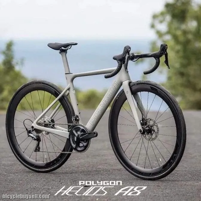 2022 POLYGON HELIOS A8 NUBIUM GREY UCI APPROVED ROAD BIKES BICYCLE CARBON