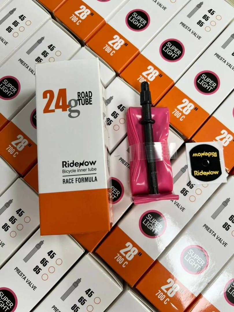 Ridenow World Lightest 24g Road Bike Fixie 700c Inner Tube Presta 45mm 65mm 85mm Tubolito