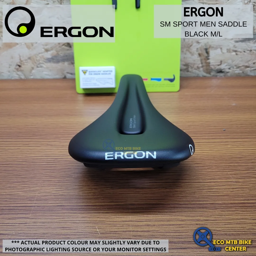 ERGON BIKES Saddle SM Sport Men Black