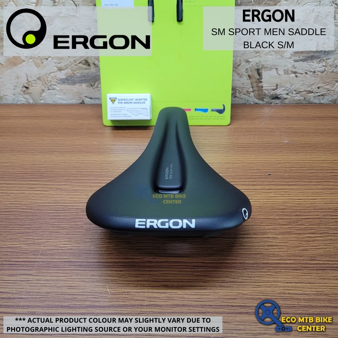 ERGON BIKES Saddle SM Sport Men Black
