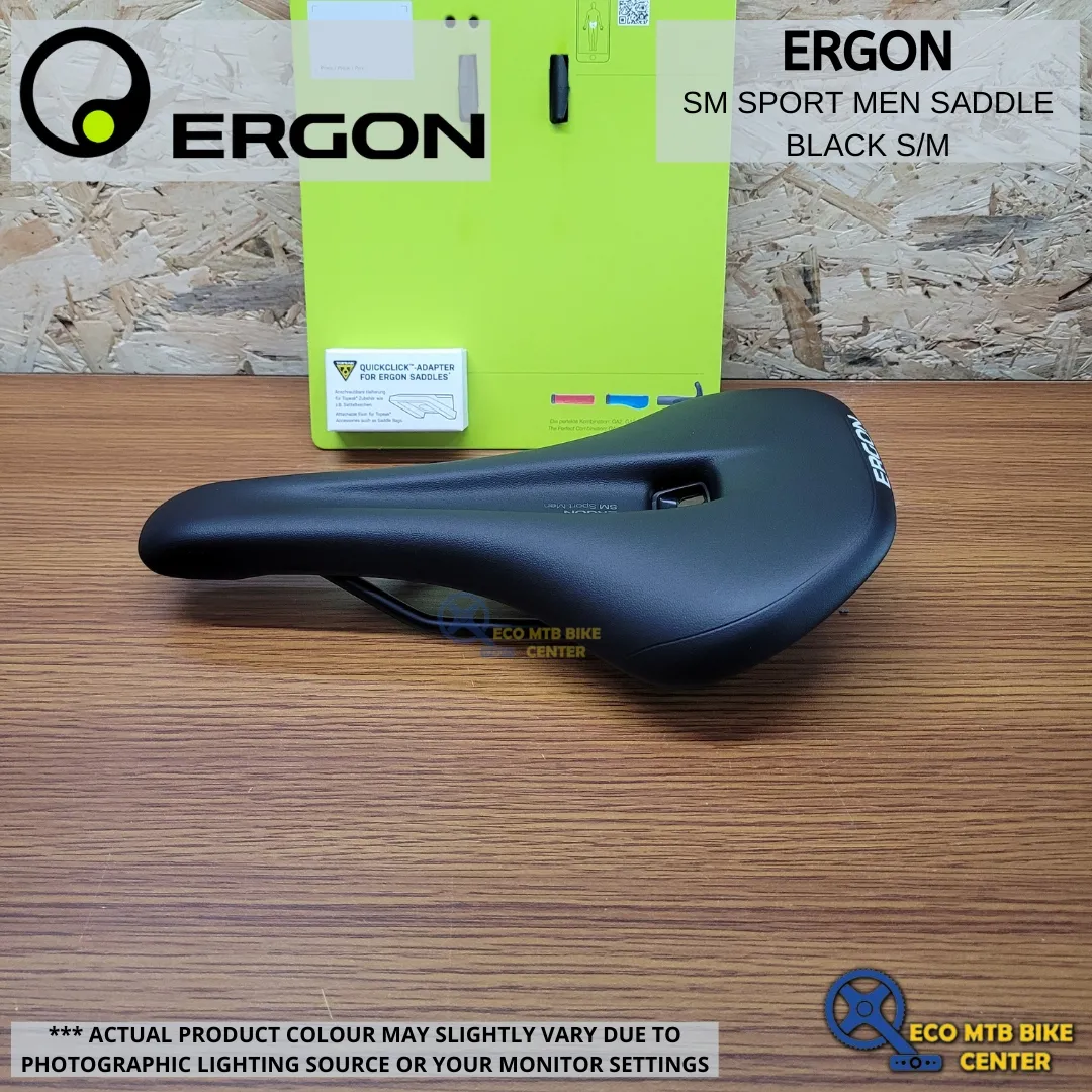 ERGON BIKES Saddle SM Sport Men Black