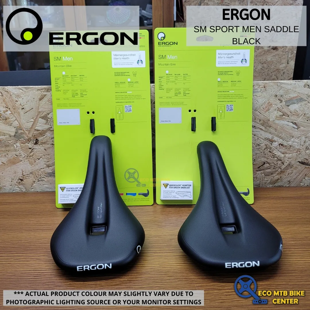 ERGON BIKES Saddle SM Sport Men Black