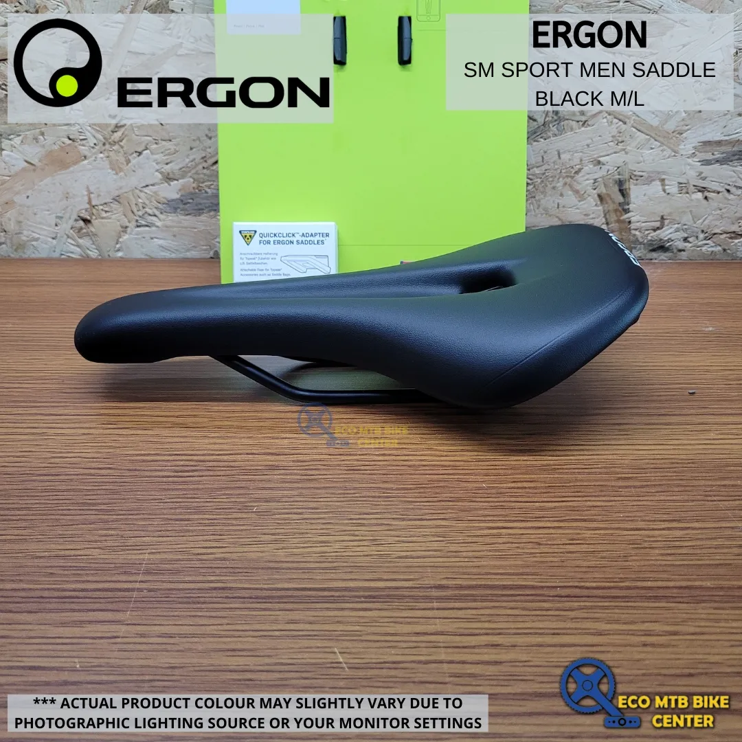 ERGON BIKES Saddle SM Sport Men Black